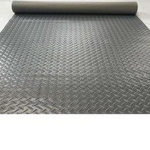 PVC 바닥 미끄럼방지 고무판 공장 방진 패드 절연매트, 레드 -폭 1.2m x 한 롤 15m