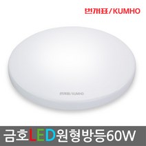 번개표 금호(LED원형방등 60w), 1개