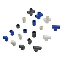 pvc 물 공급 파이프 피팅 티 크로스 스트레이트 팔꿈치 동등한 커넥터 내경 20mm 플라스틱 조인트 관개 어댑터 1 pc, 회색, 크로스 커넥터