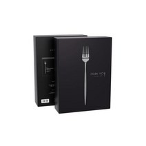 FORK YOU Cutlery 세트 Matte 블랙 16 Pieces 스테인리스 스틸 fo, Black/ 16 Pieces.