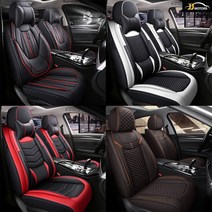 그랜저TG시트 HG XG 인조가죽 자동차시트커버 카시트교체 기성품 2p 3P 전차종가능 풀세트, 하이레스트 블랙3p(운전석 조수석 뒷좌석)