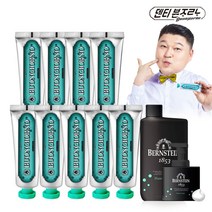 아토세이프 덴티 본조르노 구취케어 민트향 치약 100g 9개 + 번스타인 손 세정제 1 000ml 공병용기 250ml, 없음