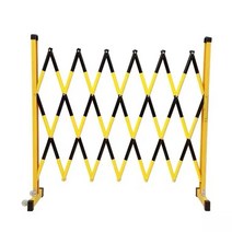 자바라 바리케이트 안전 건설 울타리 휀스 이동식, 높이 1.2x 길이 3m 노랑 검정