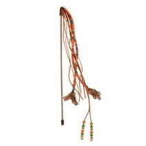 플라밍고 인디언 구슬 댕글러/구슬 고양이 장난감, 인디언 구슬 댕글러