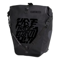 오르트립 Ortlieb 백 롤러 라이드 온 블랙 디자인 싱글백 후면 패니어 자전거가방