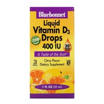 Bluebonnet Liquid VitaminD3 Citrus Flavor 30ml 블루보넷 액상 비타민D3 시트러스맛 400IU 30ml