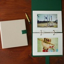 4x6 추억의 포토 앨범 사진첩 가족 여행 사진 기록, calmblue