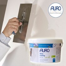 AURO No.339 아우로 내부용 퍼티(반죽타입) 10L(약10m2시공) 천연퍼티 무보존제 바탕작업용, 단품