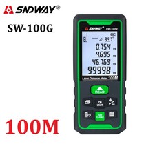 sndway laser distance meter 디지털 거리 측정기 100m 70m 50m range finder 테이프 측정 전자 레벨 눈금자 룰렛, 50g 50m 녹색 레이저