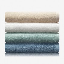 송월타월 라이트무지 세면타월, 아이보리, 4개