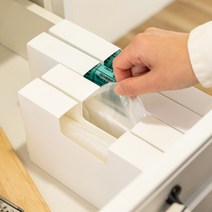 뽑아쓰기 편한 비닐봉지보관함 비닐봉투정리함 봉투정리함 비닐보관함, 비닐봉투정리함 대 2개입
