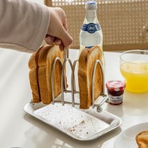 토스트 트레이 토스트랙 거치대 식빵 꽂이, 플레이트 세트, 플레이트 세트