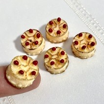 미니어쳐 가구 소품 1/6 스케일 인형 집 미니어처 케이크 빵 DIY 디저트 미니 음식 BJD 주방 액세서리, 5pcs cake 17