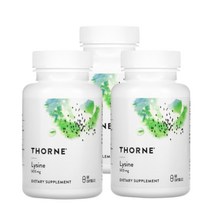 Thorne Research L-Lysine 쏜 리서치 L 라이신 500mg 60캡슐 3팩