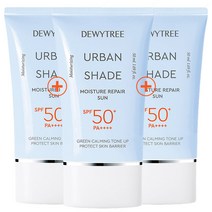 [듀이트리] 어반쉐이드 모이스처리페어 선 + 하이아미노폼 세트, 3개, 50ml