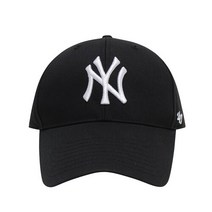 47브랜드 MLB 엠엘비 NY 뉴욕양키스 MVP 빅 로고 볼캡 모자 블랙 B-MVPSP17WBP-BKW, B-MVPSP17WBP-BKW:MISC