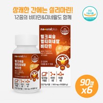 유럽에서 간건강을 위해 엉겅퀴식물로 만든 밀크씨슬멀티미네랄비타민90정X6개 밀크씨슬추출물 비타민8종 미네랄4종, 본문참고, 유럽에서 간건강을 위해 엉겅퀴식물로 만든 밀크씨슬멀티미, 본문참고
