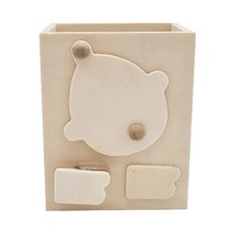 만들기자랑삐에로 연필꽂이/만들기재료/나무연필꽂이/칼라클레이, 삐애로연필꽂이