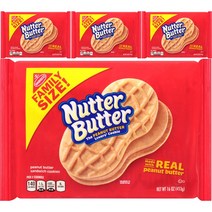 너터버터 리얼 피넛 버터 샌드위치 쿠키, 453g, 4개