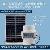송풍기 시로코팬 태양열 배기 팬 덕트 110 야외 4 인치 욕실 지붕, 13.1006W 덕트팬 태양광 패널 1