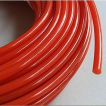 컨베이어 벨트 컨베어 콘베어 콘베이어 롤러 로라 5메터/몫 직경: 10mm Red Smooth PU 산업 Round 컨베이어, 한개옵션0