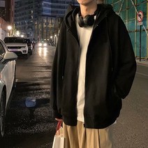 무지 베이직 IS-JK14 2컬러 후드집업 남녀공용 기모