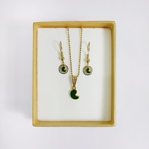 [갤러리경주] 한국전통 곡옥 목걸이 귀걸이 세트