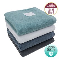 송월 150g 항균무지 30수 세면타월, 백색
