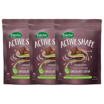 요케베 액티브 쉐이프 단백질 쉐이크 초코 250g 3개