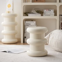 카르텔 필라스트로 스툴 의자 사이드 테이블 벤치, 블랙 S