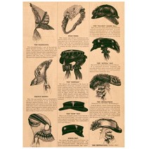 디자인달 [다이어리꾸미기 예쁜 빈티지 메모지-50장] 메모지, 50장, 09-빈티지 모자