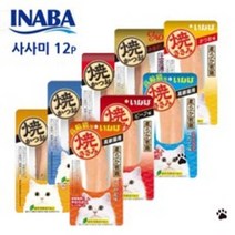 이나바 챠오 촉촉한 닭가슴살 야끼 사사미 고양이 간식, QSC-17 가다랑어 x 12p