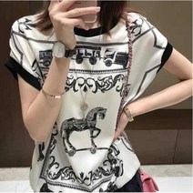 쇼룸 여성 실키 블라우스 명품라인