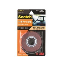스카치 IT122 강력 자동차 내장용 폼 양면테이프, 없음