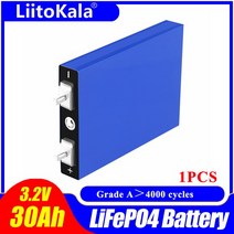 차량용배터리 파워뱅크 인산철 배터리 충전기LiitoKala 3.2V 30Ah Lifepo4 배터리 4S 12.8V 팩 리튬 철 인