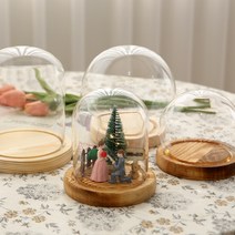 유리돔 무드등 매립형 (DIY 무드등 꾸미기), 원형 - 12(매립형), 받침 네츄럴