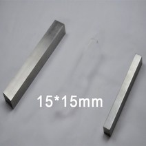 스텐 환봉 15mm x 15mm 500mm 길이 GR2 티타늄 스퀘어 바 스퀘어 Ti 스트립 티타늄 합금 스퀘어로드쿼드레, 한개옵션0