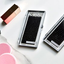 미앤비즈 벨벳 [20줄] 전문가용 속눈썹 연장 재료, 1개, JC컬0.15/12mm