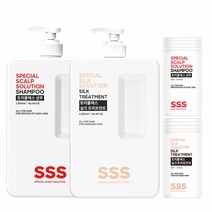 트리플에스 약산성 탈모샴푸 1350ml + 실크 트리트먼트 1350ml (5ml 10개 추가), 단품
