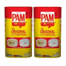 팜 논스틱 오리지날 쿠킹 스프레이 340g 4팩 Pam Non Stick Original Cooking Spray 12oz 4p