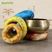 새해 힐링 싱잉볼 불교 앰프 요가 명상 볼 치유 불교요가 tibetan 노래 손 241, 8cm 매트