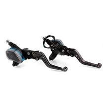 일반 오토바이 디스크 브레이크 핸들 수정 부품 왼쪽 및 오른쪽 펌프 유압 클러치 핸드 레버 호환, 01 As the picture