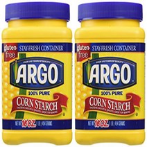 Argo 100% Pure Corn Starch 16 Oz Pack of 2, 1