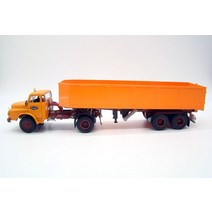 다이캐스트 트레일러 Ixo-Altaya 스케일 1/43 트럭 트레일러 Saviem 19.280 ob-1978 덤프 충전 운송 캐리, 한개옵션0