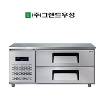 우성 1200 낮은 서랍식 (폭700) 냉장고 간냉식 업소용 GWFM-120LDT