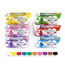 도너랜드 칼라천사점토 30g 10color 색상선택, 하양