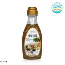 계절냉국300g 상큼소스 묵국수 오이냉국 물회 도토리묵냉국 미역냉국 김치말이국수, 1, 본상품선택