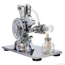 모델 엔진 과학 물리적 실험 금속 발전기 증기 전원 휴대용 교육 학습 액세서리 완구, NO1