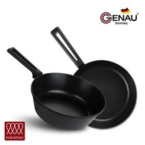 [제너] 펜슬러 인덕션 티타늄코팅 후라이팬/궁중팬 28cm 2종세트