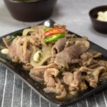 [인천맛집] 구월오리 오리 간장 불고기 300g/500g, 300g, 야채추가(대파 양파 마늘)
